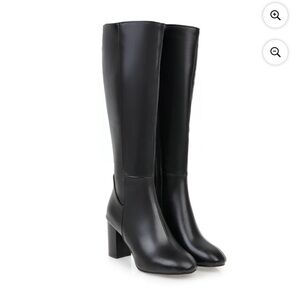 Black Knee-High Women's Boots